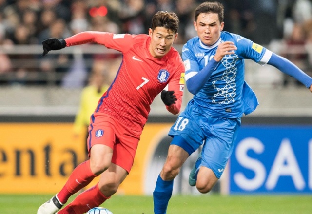 Vòng đấu định đoạt vé dự World Cup 2018 khu vực châu Á - 1 Hàn Quốc sẽ đối đầu với Uzbekistan để tranh vé đến VCK World Cup 2018