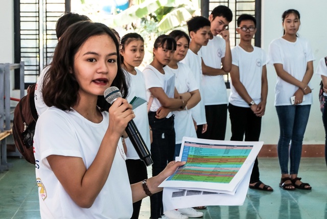 Học khởi nghiệp với nữ sinh chinh phục 12 đại học Mỹ - 2 Võ Tường An hướng dẫn học sinh trong chương trình