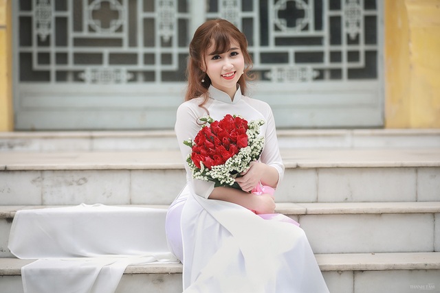 Hoa khôi trường Dược đẹp tinh khôi ngày chia tay mái trường - 10 Hoa khôi trường Dược đẹp tinh khôi ngày chia tay mái trường - 10