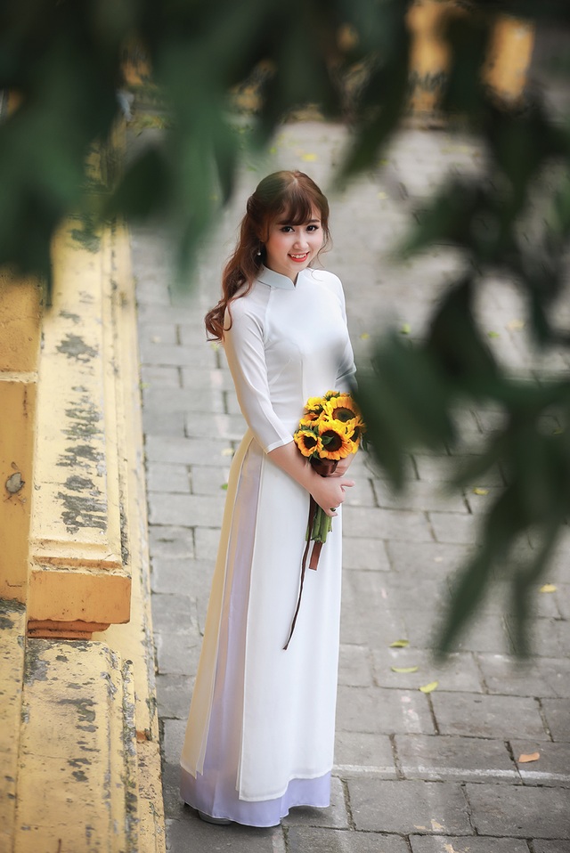 Hoa khôi trường Dược đẹp tinh khôi ngày chia tay mái trường - 11 Hoa khôi trường Dược đẹp tinh khôi ngày chia tay mái trường - 11
