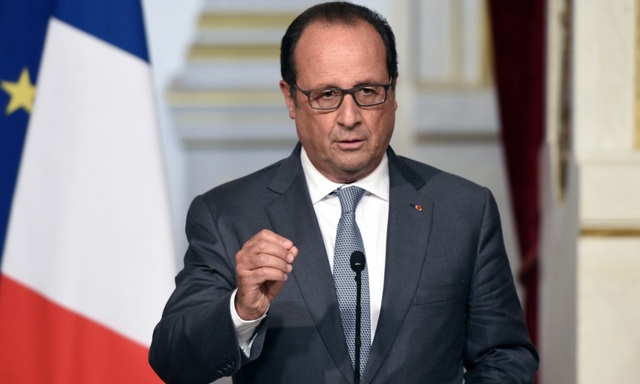 Tổng thống Pháp Francois Hollande (Ảnh: AFP)