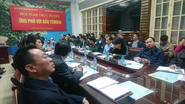 Bão Tembin được dự báo sẽ rất mạnh khi vào khu vực Nam Bộ - 1 Quang cảnh Hội nghị.