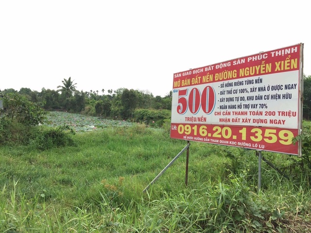 Tách thửa 2.000 m2 phải lập dự án: Phân lô, bán nền hết đất sống? - 2 Rao bán đất nền tràn lan