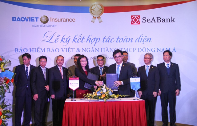 Bảo hiểm Bảo Việt và SeABank ký thỏa thuận hợp tác toàn diện - 1
Bảo hiểm Bảo Việt và SeABank ký thỏa thuận hợp tác toàn diện