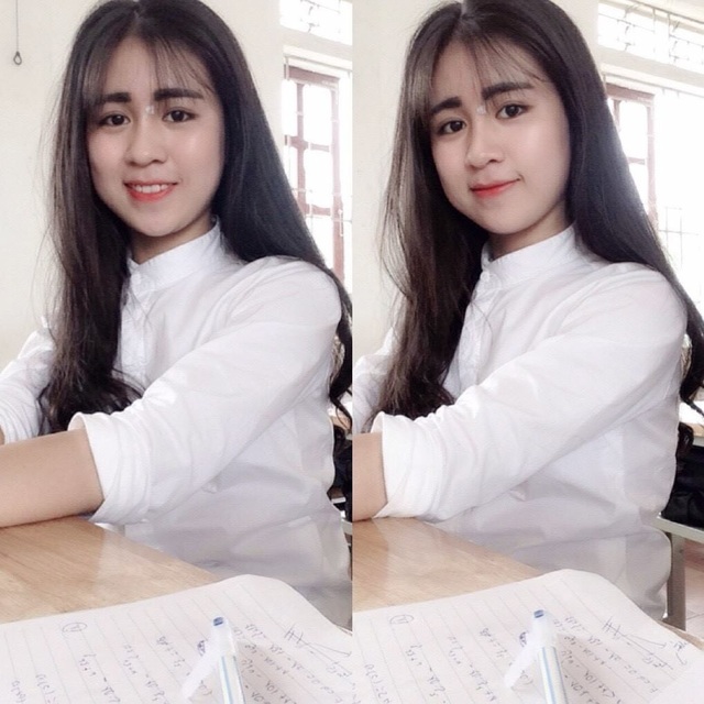 Nghị lực phi thường của cô học trò xinh đẹp bị câm, điếc - 6 An trên lớp trong một buổi học. Nhìn bề ngoài ai cũng nghĩ An là người bình thường, song với An cuộc đời này gặp rất nhiều khó khăn vì bị bệnh câm, điếc bẩm sinh.