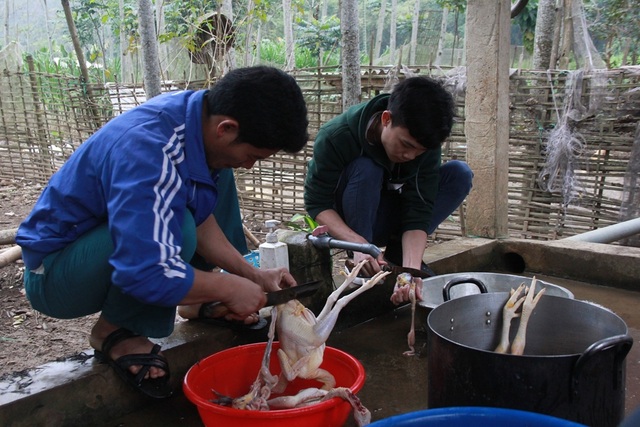 Mổ gà, chở cây dịp Tết, kiếm bạc triệu mỗi ngày - 8 Nhiều cơ sở giết mổ gia cầm cho biết đến ngày 27 nếu giá tăng gấp 5 lần cũng không nhận hàng nữa