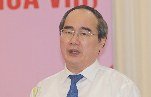 Hiệp thương cử Chủ tịch Ủy ban Trung ương MTTQ Việt Nam - 1 Ông Nguyễn Thiện Nhân phát biểu tại hội nghị