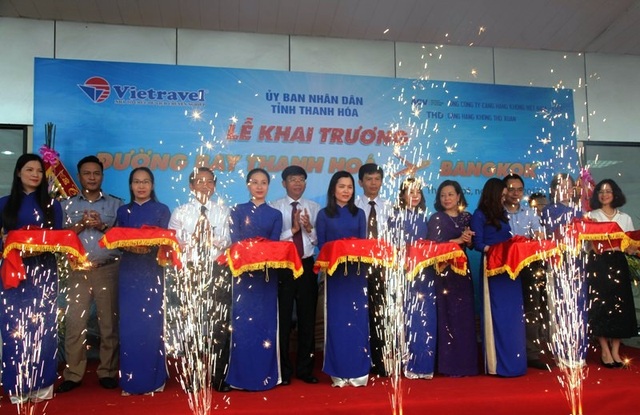 Mở đường bay quốc tế Thanh Hóa - Bangkok - 2 Khai trương đường bay Thanh Hóa - Bangkok