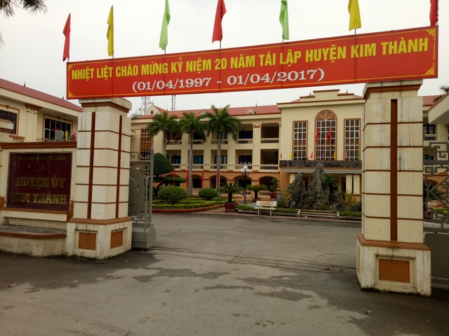 Chính phủ chỉ đạo làm rõ thông tin “mô hình” cả nhà làm quan ở Hải Dương - 2 Huyện Ủy Kim Thành, nơi có Bí thư và Phó bí thư đang được có nhiều người thân cùng làm lãnh đạo trong huyện này