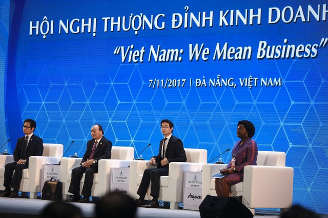 Thủ tướng: Việt Nam muốn tiếp tục là đối tác kinh doanh tin cậy - 3
Thủ tướng Chính phủ Nguyễn Xuân Phúc chủ trì Hội nghị Thượng đỉnh kinh doanh Việt Nam