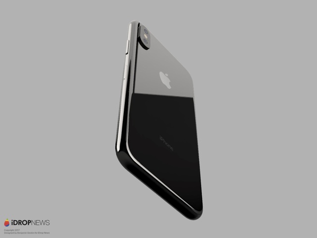 Bạn có thích iPhone 8 như thế này không? - 3
Thiết kế cong viền ấn tượng. Tuy nhiên, phần camera của máy quá lớn và lồi.