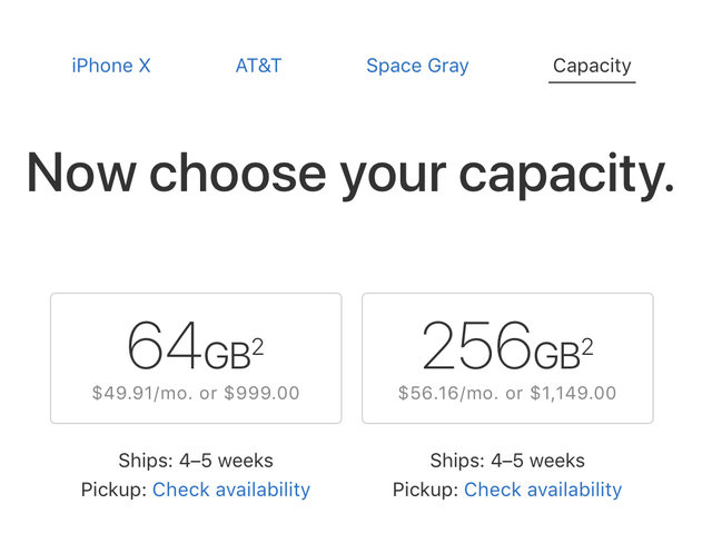 iPhone X “cháy hàng” chỉ sau vài phút nhận đặt trước - 2
Đơn đặt hàng iPhone hiện tại sẽ xuất xưởng sau 4-5 tuần.