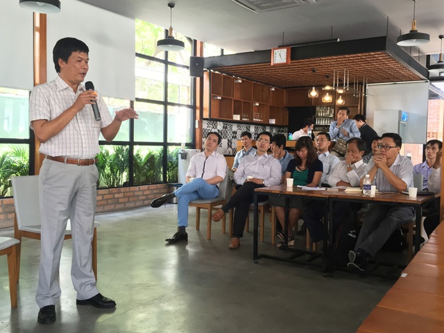
Ông Huỳnh Kim Tước – Giám đốc Trung tâm tiết kiệm năng lượng TP.HCM phát biểu tại hội thảo
