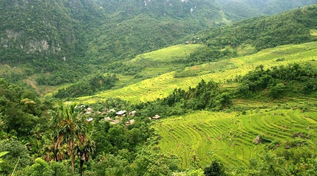 Say lòng với Pù Luông: Góc ẩn mình của thiên nhiên xứ Thanh - 6 Một phần Pù Luông nhìn từ trên cao.