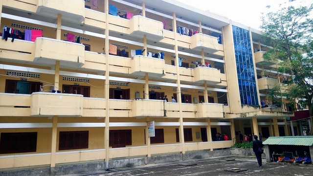 Sinh viên Lào tử vong trong ký túc xá tại Quảng Bình - 1 Ký túc xá Trường Đại học Quảng Bình, nơi xảy ra sự việc