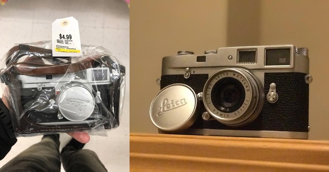 Bộ máy ảnh trị giá hàng ngàn USD nhưng lại được bán với giá rẻ quá mức.