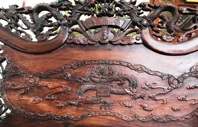 Ngắm hai bộ bàn ghế “long, lân, quy, phụng” giá gần 10 tỷ đồng - 6 Những hình ảnh tứ linh như Long...