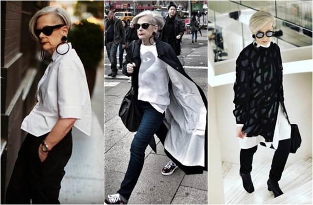 Mê mẩn ngắm gu thời trang sành điệu của hot blogger 64 tuổi - 15
5 năm trước chẳng có ai gọi tôi là biểu tượng thời trang cả