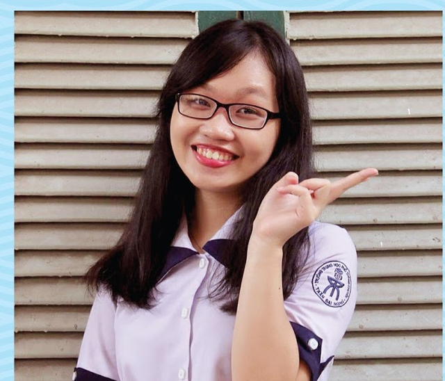 Cô gái “rinh” học bổng Mỹ nhờ bài luận viết về... trại giam - 1 Minh Thư - nữ sinh Trường THPT chuyên Trần Đại Nghĩa đến Mỹ nhờ bài luận viết về trại tạm giam