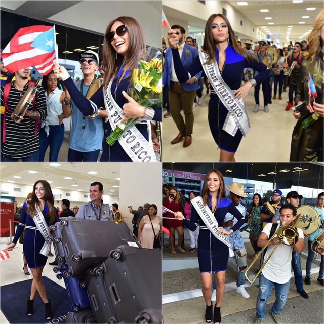 Người đẹp Hoa hậu hoàn vũ 2016 "đổ về" Philippines - 16
Hoa hậu Puerto Rico - Brenda Azaria lên đường sang Philippines tham dự cuộc thi Hoa hậu Hoàn vũ 2016