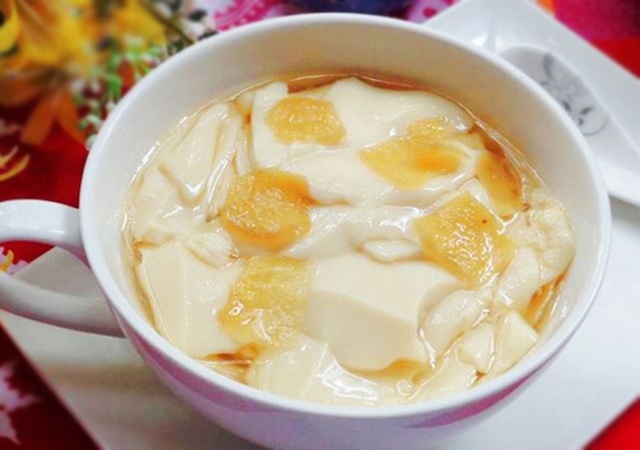 Những món ăn giải nhiệt cho mùa hè Hà Nội - 6 Tào phớ là món ăn không thế thiếu mỗi khi hè về.