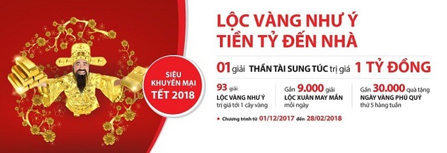 Triển khai chương trình khuyến mãi đặc biệt “Lộc vàng như ý - Tiền tỷ đến nhà” - 1 Triển khai chương trình khuyến mãi đặc biệt “Lộc vàng như ý - Tiền tỷ đến nhà” - 1