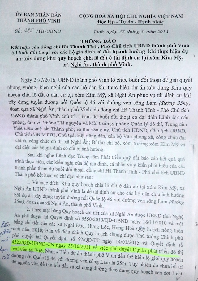 Nghệ An: Ban tuyên giáo Tỉnh ủy chỉ đạo xử lý thông tin Báo Dân trí đăng tải! - 4 Nghệ An: Ban tuyên giáo Tỉnh ủy chỉ đạo xử lý thông tin Báo Dân trí đăng tải! - 4
