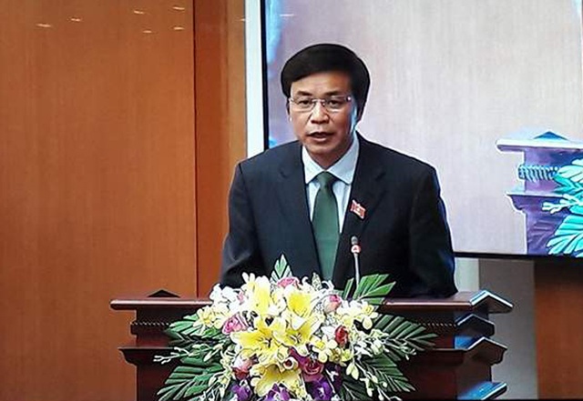 Tổng thư ký Quốc hội giải thích việc đại biểu vắng “trống” hội trường - 1 Tổng Thư ký Quốc hội Nguyễn Hạnh Phúc chủ trì cuộc họp báo công bố kết quả kỳ họp thứ 3.