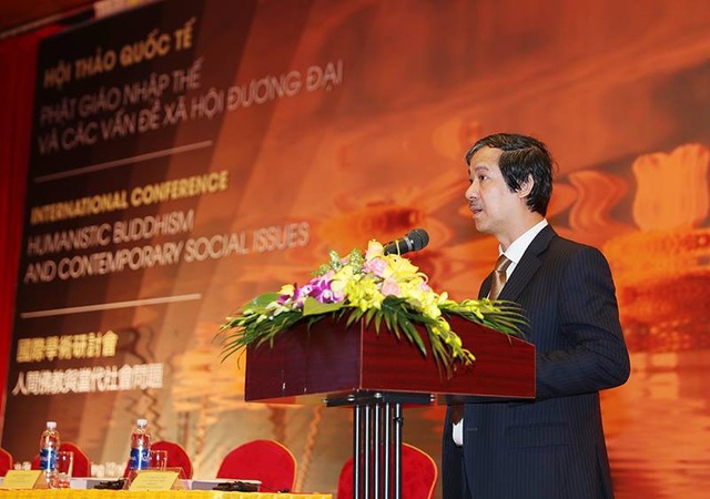 Phật giáo nhập thế và các vấn đề xã hội đương đại - 2
PGS.TS Nguyễn Kim Sơn, Giám đốc ĐH Quốc gia Hà Nội