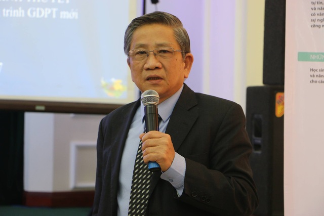 Các Sở GD&ĐT có nên đứng ra biên soạn sách giáo khoa? - 1 GS.TS Nguyễn Minh Thuyết, Tổng Chủ biên chương trình giáo dục phổ thông mới.