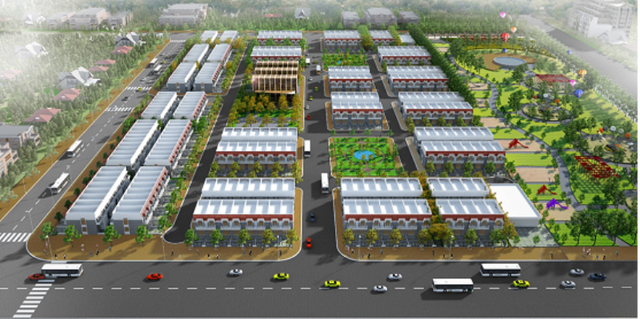 Formosa triển khai dự án nhà ở 3.150 tỷ đồng - 1 Bản đồ họa của dự án (Ảnh: Ban QLKKT Hà Tĩnh cung cấp)
