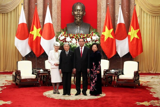 Chủ tịch nước đón Nhà vua Nhật Bản và Hoàng hậu - 8 Chủ tịch nước đón Nhà vua Nhật Bản và Hoàng hậu - 8