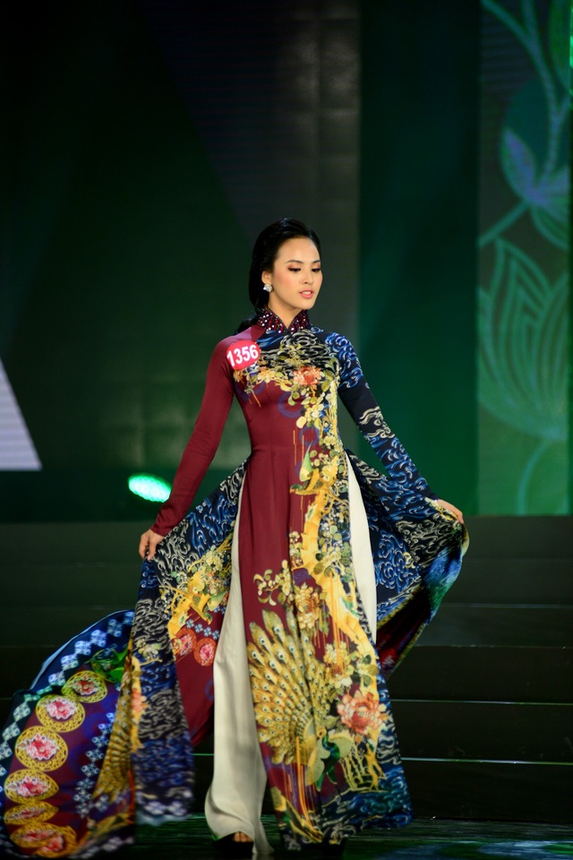 Ngắm thiếu nữ cuộc thi Hoa khôi sinh viên dịu dàng trong tà áo dài - 2 Nguyễn Thị Quỳnh Nga , sinh viên trường ĐH Ngoại thương