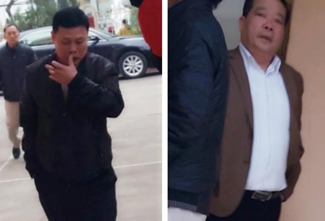 Hai cán bộ gây oan sai cho ông Chấn làm đơn xin được hưởng án treo - 1
Ông Đặng Thế Vinh áo khoác đen và ông Trần Nhật Luật có vest vàng đến dự phiên xét xử sơ thẩm