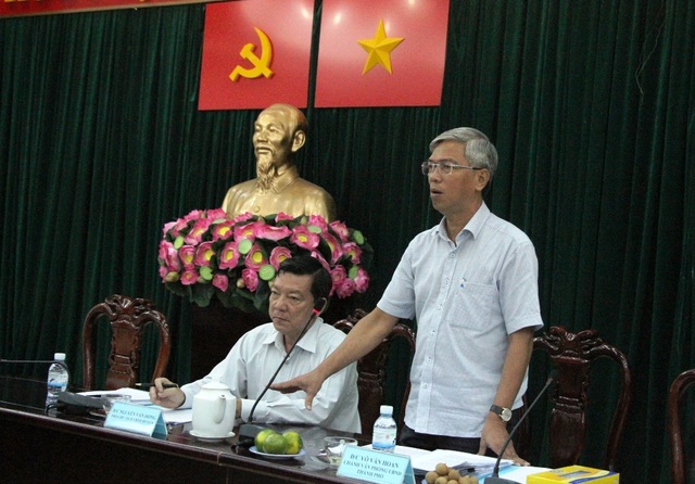 Khâu yếu nhất trong bộ máy hành chính là công tác phối hợp - 2 Chánh Văn phòng UBND TPHCM Võ Văn Hoan đề nghị huyện Bình Chánh có cơ chế phối hợp để quản lý trật tự xây dựng
