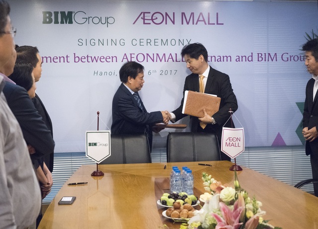 BIM Group đối tác vàng của Aeon Mall Vietnam - 1 BIM Group đối tác vàng của Aeon Mall Vietnam - 1