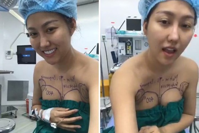Điều gì khiến sao Việt đua nhau “đập mặt xây lại”? - 4 Phi Thanh Vân đã trải qua ca phẫu thuật nhiều giờ đồng hồ để đặt lại túi ngực, hút mỡ bụng tạo eo con kiến và nâng cấp vòng 3 thành “siêu bự”. Sau 15 lần phẫu thuật thẩm mỹ, Phi Thanh Vân khẳng định sẽ chưa dừng lại. “Không ai muốn động dao kéo vào thân thể nếu chuyện đó không cần thiết. Tôi chỉ nghĩ đã tìm hiểu đủ kiến thức, nghe đủ lời tư vấn mới quyết định”, Phi Thanh Vân nói.