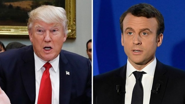 Washington Post: Khác biệt chính trị giữa ông Trump và Macron - 1 Tổng thống Mỹ Donald Trump (trái) và người đồng cấp Pháp Emmanuel Macron. (Nguồn: Fox News)