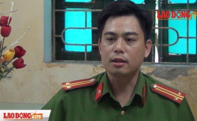 Trung tá Đoàn Văn Tiến – Phó thủ trưởng Cơ quan Cảnh sát điều tra Công an tỉnh Hưng Yên.