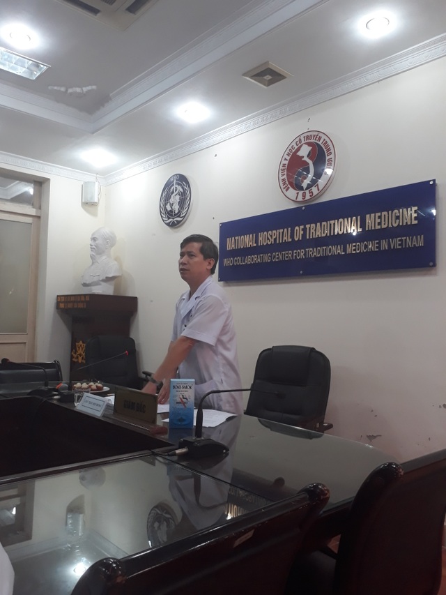 PGS.TS Vũ Nam – Giám đốc bệnh viện, Chủ tịch Hội đồng phát biểu