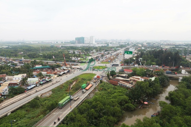 Bất động sản quận 2 "lên ngôi" nhờ nút giao Mỹ Thủy - 1 Nút giao Mỹ Thủy đóng vai trò quan trọng trong việc giảm tải ùn tắc giao thông tại khu vực Cát Lái, Quận 2.