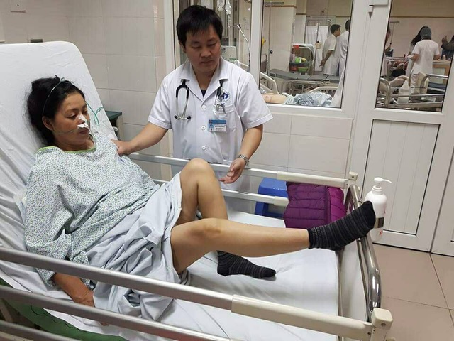 Nói ngọng, liệt nửa người vì tắc động mạch não - 2 Bệnh nhân dần hồi phục sau khi được can thiệp tắc mạch máu não.
