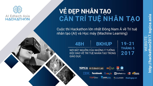 Các “ông lớn" Facebook, Google, IBM, Amazon (AWS)... tài trợ 300.000 USD cho cuộc thi Hackathon tại Việt Nam - 1 Các “ông lớn" Facebook, Google, IBM, Amazon (AWS)... tài trợ 300.000 USD cho cuộc thi Hackathon tại Việt Nam - 1