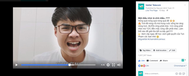 Tun Phạm “gây sốt” với clip bộc lộ cảm xúc ĐỈNH - 1 Tun Phạm “gây sốt” với clip bộc lộ cảm xúc ĐỈNH - 1