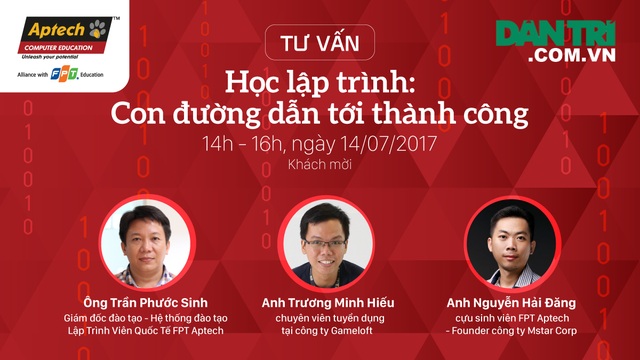Toàn cảnh tư vấn “Học Lập trình, con đường dẫn đến thành công” - 1 Toàn cảnh tư vấn “Học Lập trình, con đường dẫn đến thành công” - 1