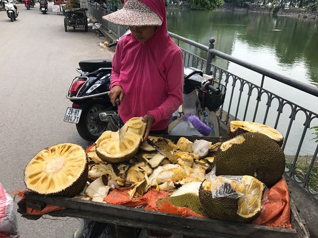 Lạ lùng: Chị em Hà thành gom mua xơ mít khắp chợ - 2
Ngoài chợ, xơ mít được nhiều người tìm mua