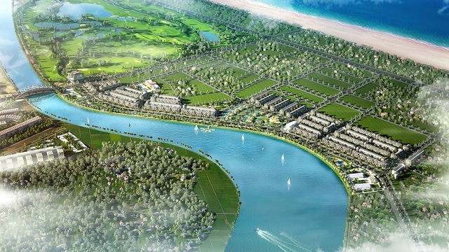 Đầu tư đất nền Nam Đà Nẵng làm sao để không “tiền mất tật mang”? - 1 Phối cảnh dự án Ngọc Dương Riverside – The Gardens.