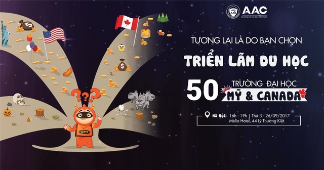Những suất học bổng chỉ có tại Triển lãm du học 50 trường Mỹ & Canada - 1 Những suất học bổng chỉ có tại Triển lãm du học 50 trường Mỹ & Canada - 1