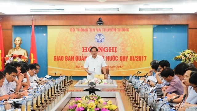 Chuyển mạng giữ số: Nhà mạng e dè sợ thuê bao "bỏ chạy" - 1
Chuyển mạng giữ số là vấn đề trọng tâm tại Hội nghị Giao ban quản lý Nhà nước Quý 3 năm 2017, Bộ TT-TT. Ảnh: Trọng Đạt