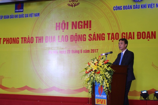 Sáng kiến sáng chế giúp tiết kiệm hàng ngàn USD cho ngành Dầu khí - 2 Ông Nguyễn Quỳnh Lâm, Phó Tổng Giám đốc, Chủ tịch Hội đồng Khoa học Công nghệ, Chủ tịch Hội đồng Sáng kiến Tập đoàn Dầu khí Việt Nam. (Ảnh: Hồng Vân)